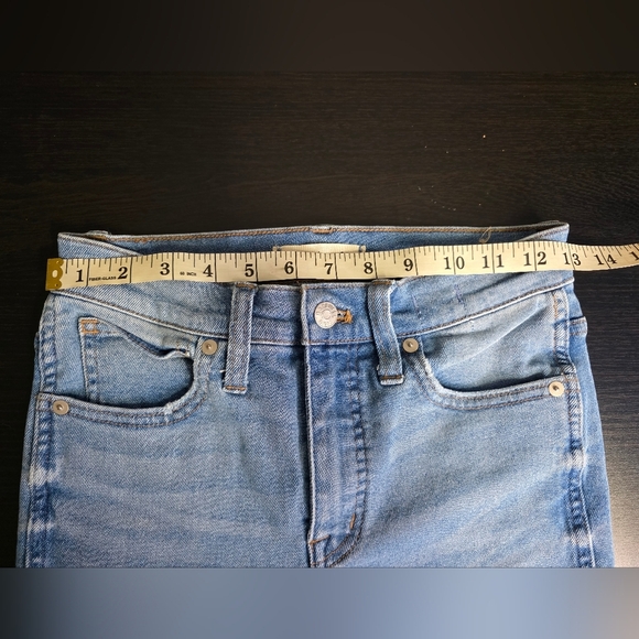 Madewell 10" High-Rise Skinny Crop Womens Jeans Color Horne Wash Size 25 - Picture 10 of 11